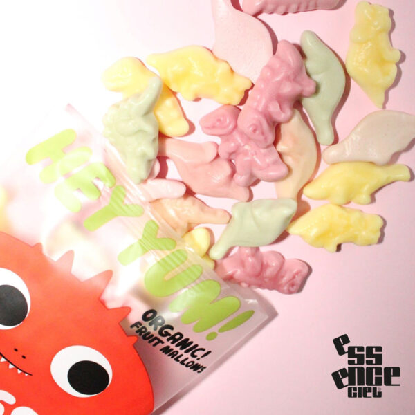 Bonbons infusés aux fruits certifiés BIO.