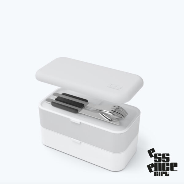 Couverts nomades en acier inoxydable.