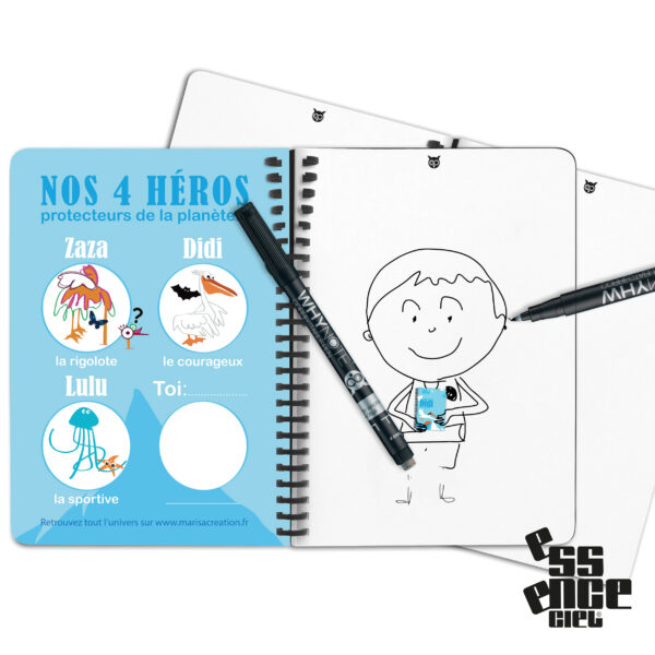 Carnet à dessin zéro déchet