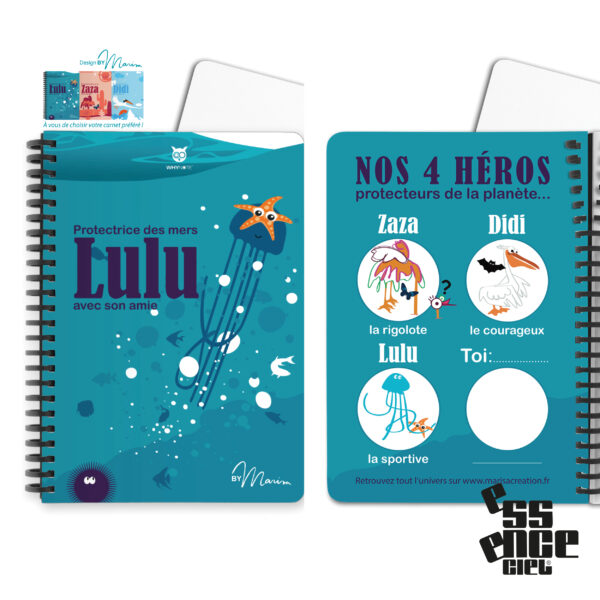 Carnet à dessin zéro déchet LULU