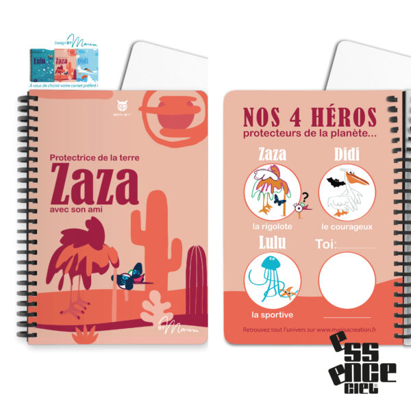 Carnet à dessin ZAZA